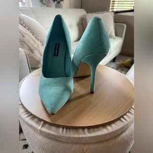 Nine West Bliss Heels - Aqua Blue